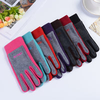 Autumn And Winter Warm Polar Fleece Gloves Riding Thick Fashion