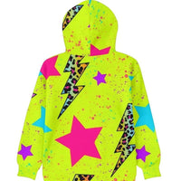 Graffiti Gradient 3D Printed Women's Hooded Sweatshirt