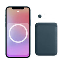 Magnetic Attraction Leather Card With Animation Sleeve Phone Case