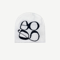 Winter New Printed Letters Woolen Cap Women