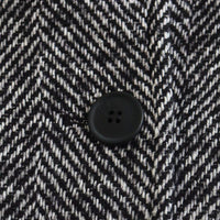 Medium Length Serrated Twill Overcoat Women's Clothes