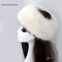 Elastic Faux Fur Fox Fur Headband For Women