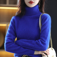 High Neck Inner Wear Loose Cashmere Knitted Bottoming Shirt