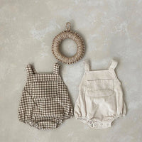 Vest Bag Fart Clothes Plaid Triangle Romper