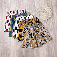 Women's Loose Outer Wear Elastic Waist Casual Cotton Linen Shorts