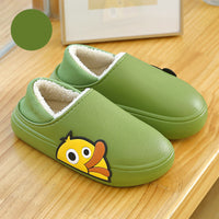 Cartoon Cute Bear Wearing Household Cotton Shoes Indoor And Outdoor