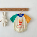 Children's Round Neck Thin Triangle Rompers