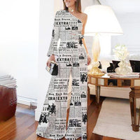 Wholesale Two Piece Suit Sleeve Lace Jumpsuit