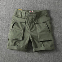 Men's Summer American-style Multi-pocket Stretch Cargo Shorts