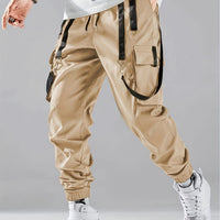 Ribbon Overalls Drawstring Sports Trousers
