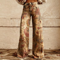 Slim-fit Twill Faux Denim Jeans Casual And Versatile