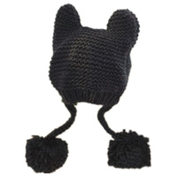 Warm Women's Hand Knitted Kawaii Cat Ears Hat