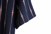 Lapel Cotton Slim-fit Printed Bamboo Shirt