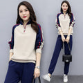 Women's Casual Sportswear Set For Spring And Autumn