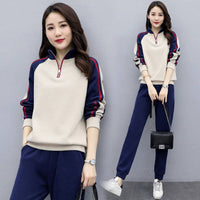 Women's Casual Sportswear Set For Spring And Autumn