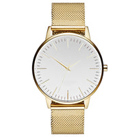 Casual Ultra-thin Fashion Quartz Watch With A Metal Mesh Band