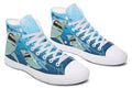 Printed Couple High-top Canvas Shoes