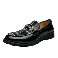 Pointed Casual Leather Shoes Men's Shoes