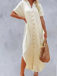 Women's Solid Color Casual Versatile Dress