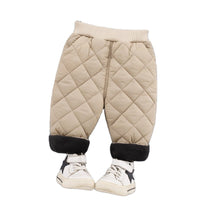 Boys And Girls Three Layers Of Thickened Warm Pants
