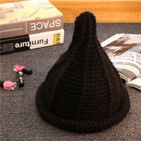 Hat Female Winter Korean Coarse Tide Handmade Warm Knitted Wool Hat