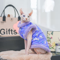 Spring Style Fur-Free Cat Clothes Sphinx And Devon Rex Vest