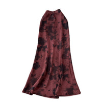 French-style Sophisticated Satin Skirt For Women