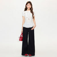 Women's Spring Designer Base Layer Slim-Fit Inner Top