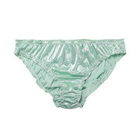 Glossy Quick-drying Briefs Sexy T-shaped Mid-waist Purified Cotton Crotch Breathable Ladies
