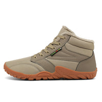 New Men's Winter Waterproof Non-slip Warm Snow Boots Fleece-lined