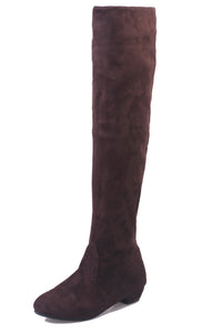 Autumn And Winter New High Leg Boot Long Over-the-knee Boots Flat Boots Children