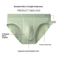 Antibacterial Breathable Seamless Sports Underwear