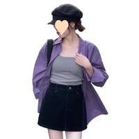 Womens Elegant Relaxed-fit Casual Shirt