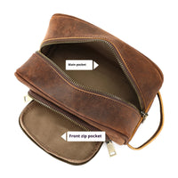 Crazy Horse Leather Retro Neutral Multifunctional Handbag