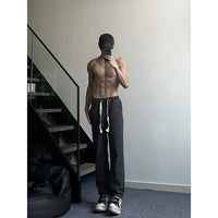 Elastic Waist Jeans American All-match