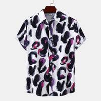 Hawaiian Floral Men's Short-sleeved Shirt Fashion