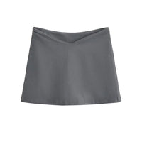 Sweet Hot Girl Design Low V Waist Slim Slimming Mini Skirt