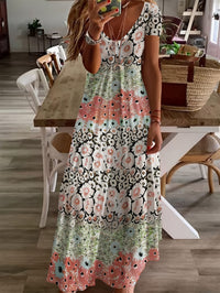European And American V-neck Women's Dress