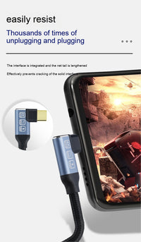 Double Type-C Full-function Data Cable Fast Charging