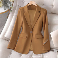 Fashion Long Sleeve Women's Suit Jacket Fashion Buttons