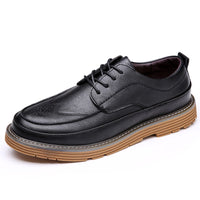 Trendy Korean Style Casual Leather Shoes