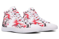 Printed Couple High Top Canvas Shoes
