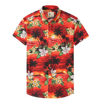 Printed Shirt Men's Short-sleeved Summer Seaside Vacation