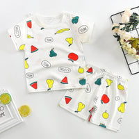 Children's Short Sleeve Suit Cotton