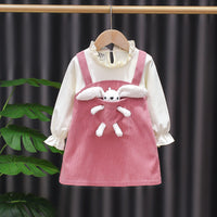 Bear Dress Spring New Children Korean Fashion