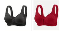 Front Button Underwear Large Size Push Up European And American Bra