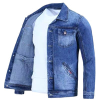 Workwear Jacket Korean Slim Fit Casual Outerwear Tops