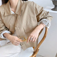 Niche Hong Kong-style Retro Chic Casual Workwear Jacket