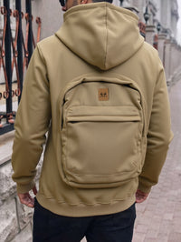 Casual Loose-fitting Hoodie Back Schoolbag Sweater