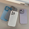 Minimalist Solid Colour Phone Case With Frosted Drop-proof Cover